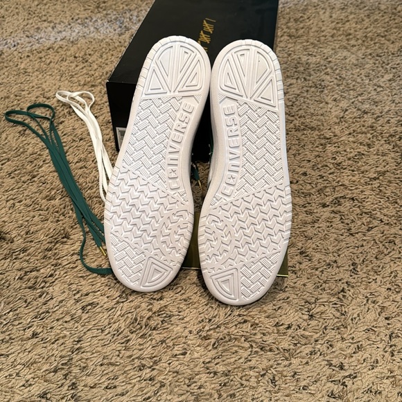 NIB Never Worn New Converse Fastbreak Hi “No Easy Buckets” size 10 Green/Wht - Picture 5 of 9